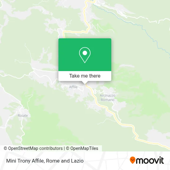 Mini Trony Affile map