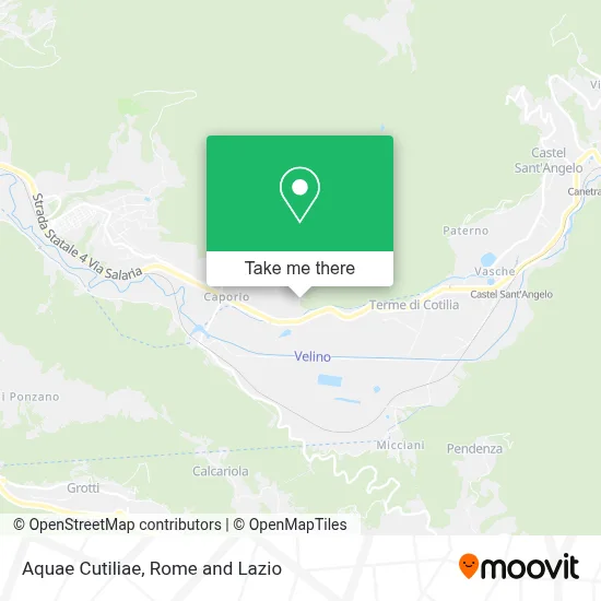 Aquae Cutiliae map