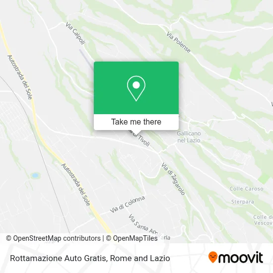 Rottamazione Auto Gratis map