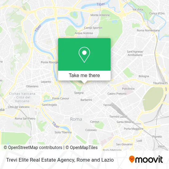 Trevi Elite Real Estate Agency map
