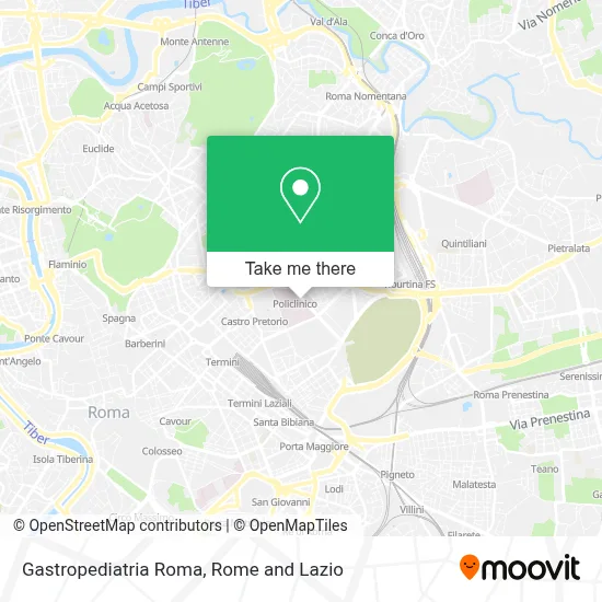 Gastropediatria Roma map