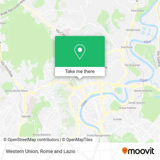 Western Union map