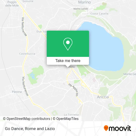 Go Dance map