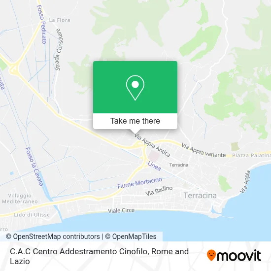 C.A.C    Centro Addestramento Cinofilo map