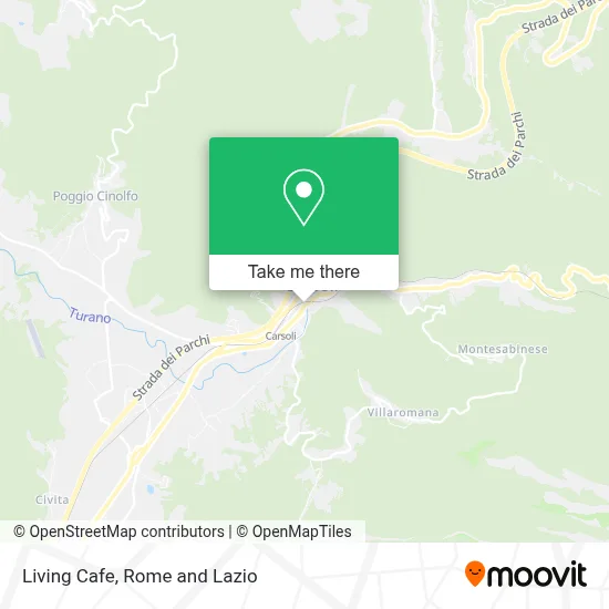 Living Cafe map