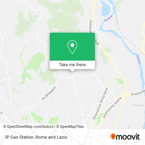 IP Gas Station map