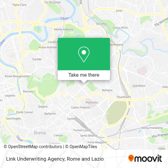 Link Underwriting Agency map