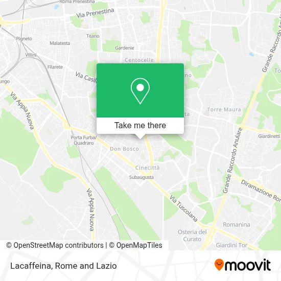 Lacaffeina map