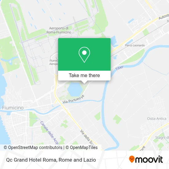 Qc Grand Hotel Roma map