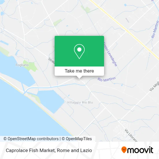 Caprolace Fish Market map