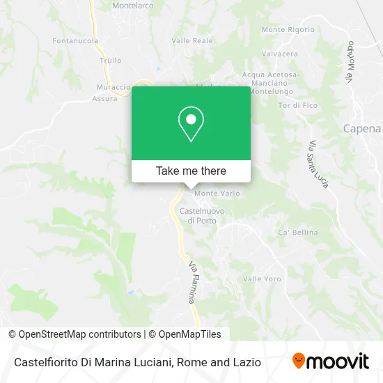 Castelfiorito Di Marina Luciani map