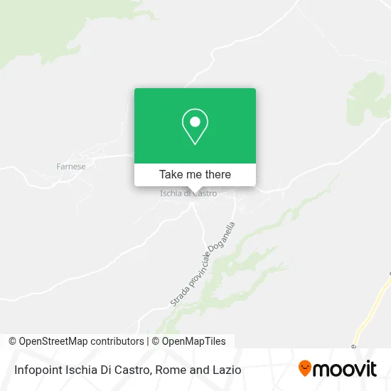 Infopoint Ischia Di Castro map