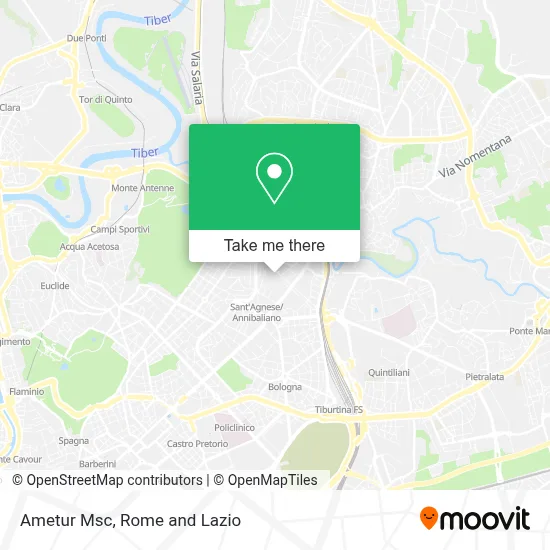 Ametur Msc map