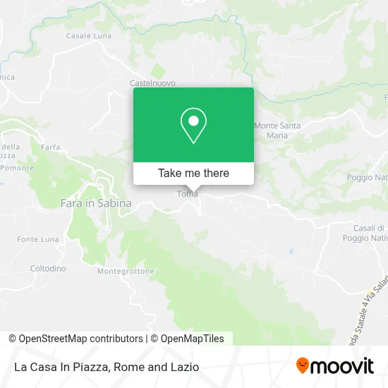 La Casa In Piazza map
