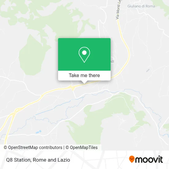 Q8 Station map