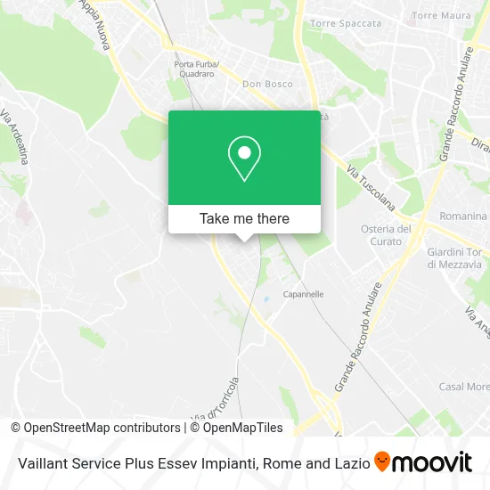 Vaillant Service Plus Essev Impianti map