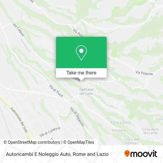 Autoricambi E Noleggio Auto map