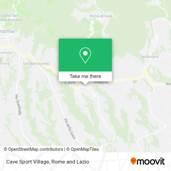 Cave Sport Village map