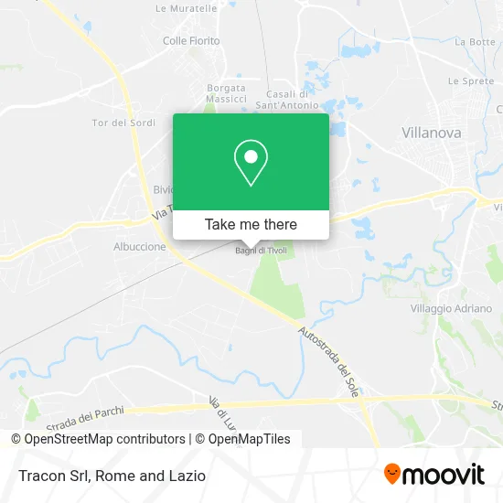 Tracon Srl map