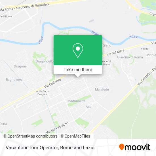 Vacantour Tour Operator map