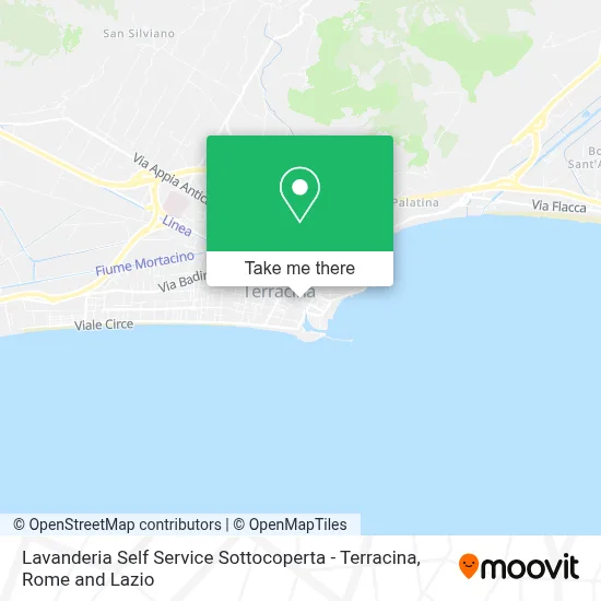 Lavanderia Self Service Sottocoperta - Terracina map