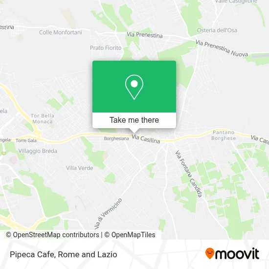 Pipeca Cafe map