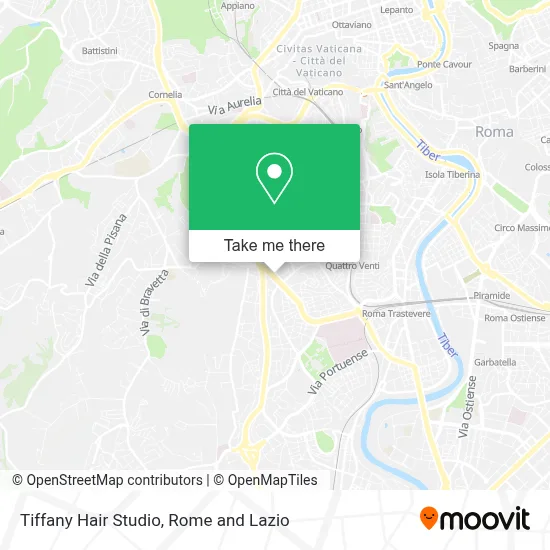 Tiffany Hair Studio map