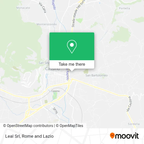 Leal Srl map