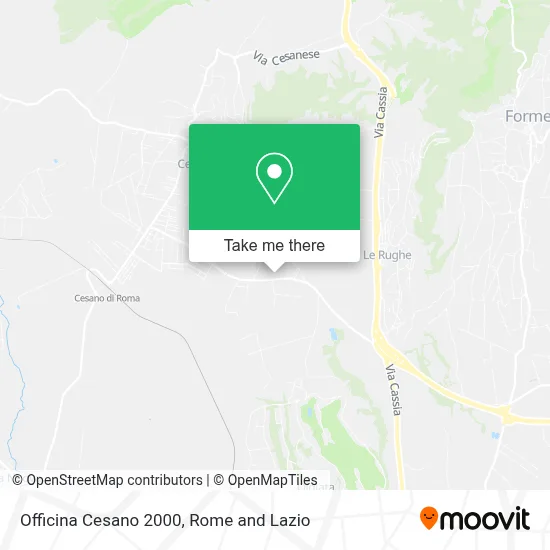 Officina Cesano 2000 map
