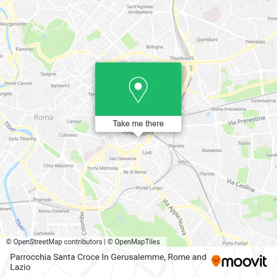 Parrocchia Santa Croce In Gerusalemme map