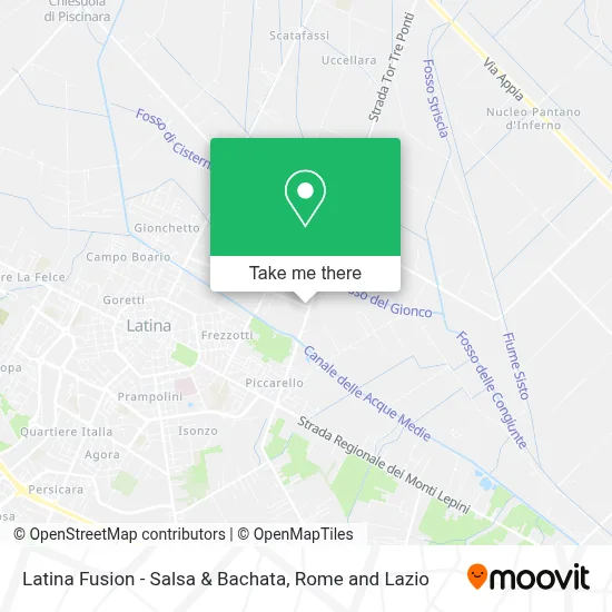 Latina Fusion - Salsa & Bachata map