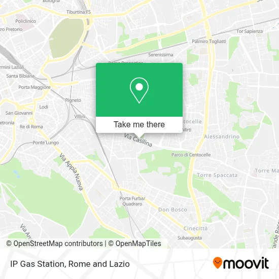 IP Gas Station map
