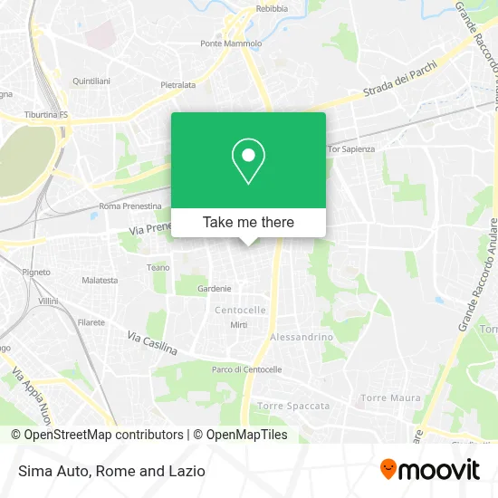 Sima Auto map