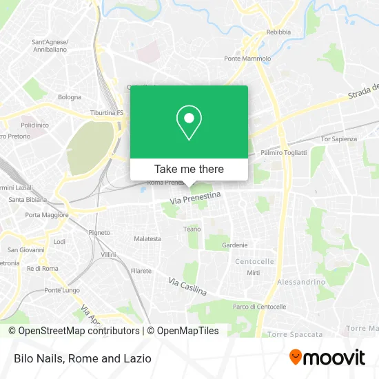 Bilo Nails map