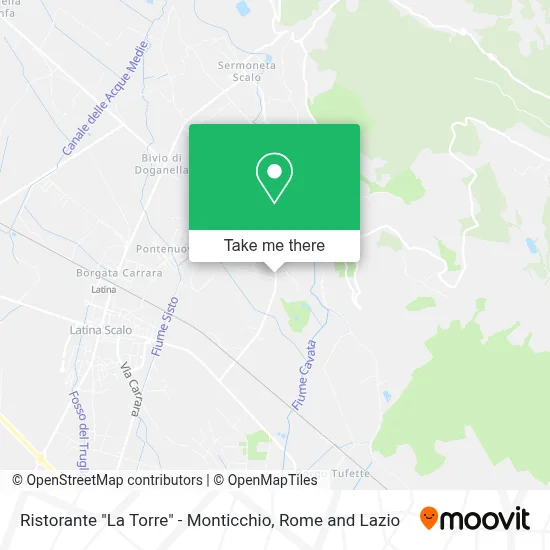 Ristorante "La Torre" - Monticchio map