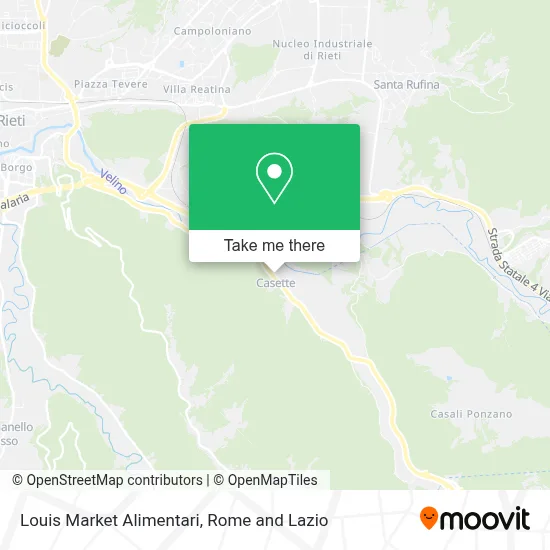 Louis Market Alimentari map