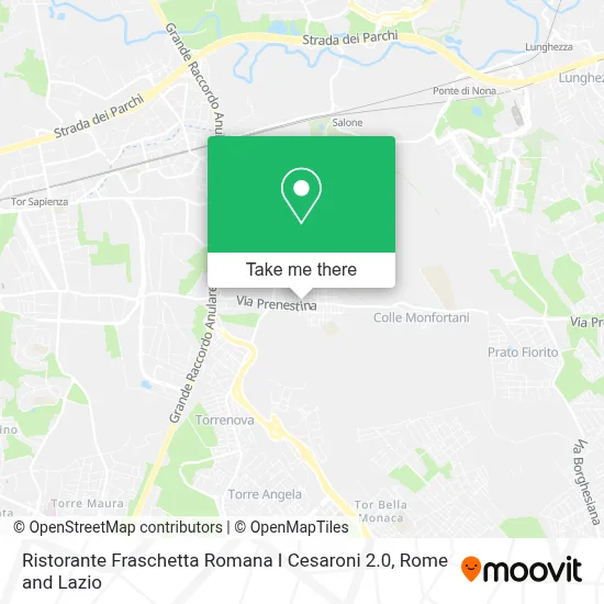 Ristorante Fraschetta Romana I Cesaroni 2.0 map