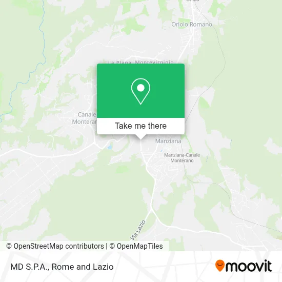 MD S.P.A. map