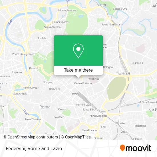 Federvini map
