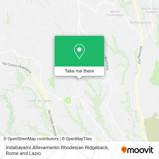 Indabayami Allevamento Rhodesian Ridgeback map