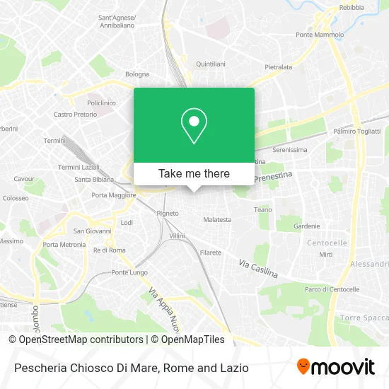 Pescheria Chiosco Di Mare map