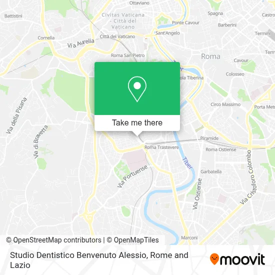 Studio Dentistico Benvenuto Alessio map