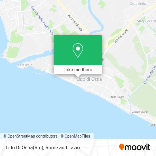 Lido Di Ostia(Rm) map