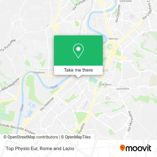 Top Physio Eur map
