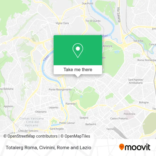 Totalerg Roma, Civinini map