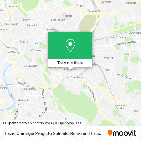 Lazio Chirurgia Progetto Solidale map