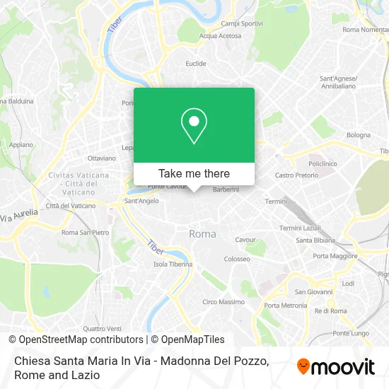 Chiesa Santa Maria In Via - Madonna Del Pozzo map
