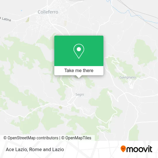 Ace Lazio map