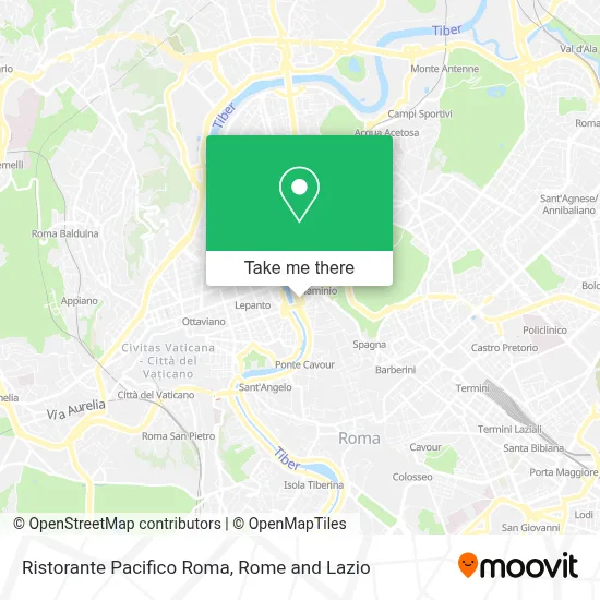 Ristorante Pacifico Roma map