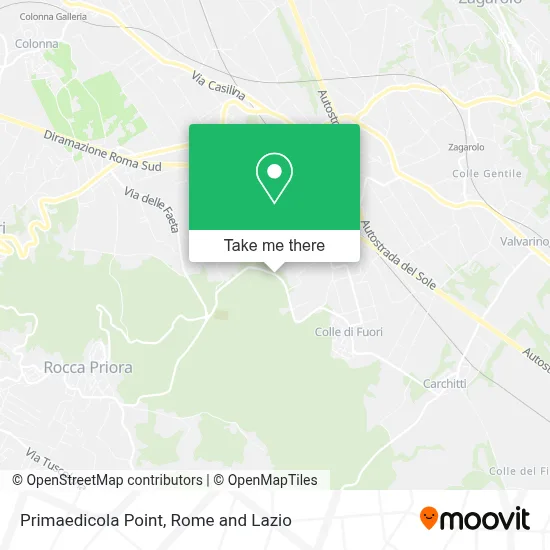 Primaedicola Point map